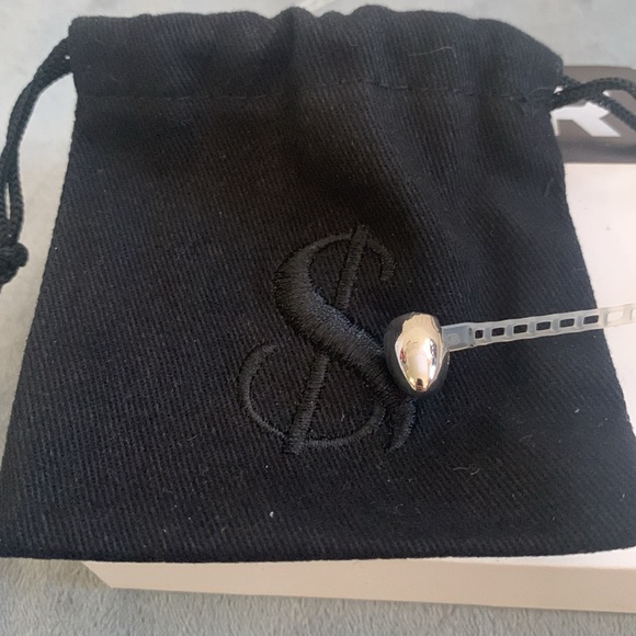 Italian Spike Bracelet in White and Silver - Picture 2 of 3